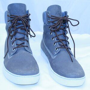 Timberland Size 13M Gray EARTHKEEPERS Ankle High 7 Eyelet Lace Up Work Boots